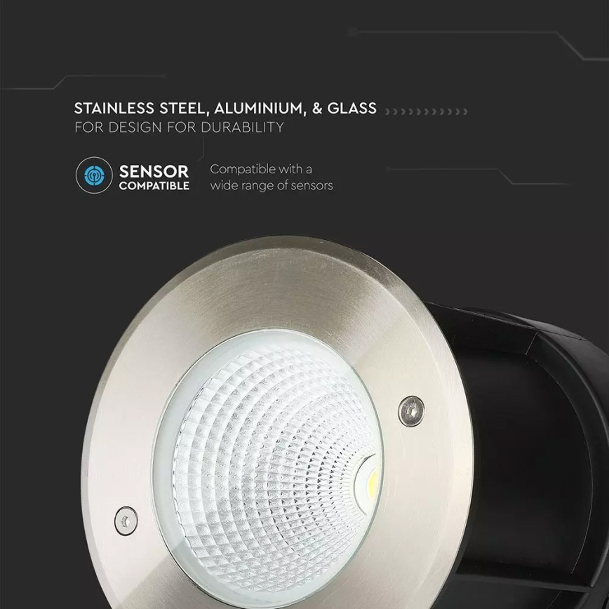 LED Kültéri taposólámpa LED/12W/230V IP67
