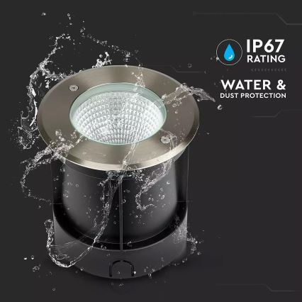 LED Kültéri taposólámpa LED/12W/230V IP67