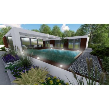 LED Kültéri taposólámpa LED/4W/85-264V IP67 4000K