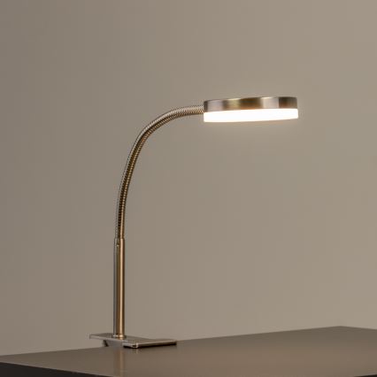 LED lámpa csíptetővel LED/3,2W/230V matt króm