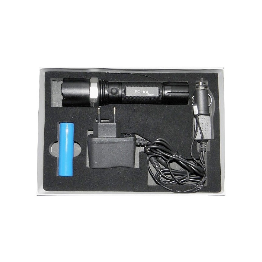 LED lámpa Li-Ion 18650 3W/3,7V/3xAAA