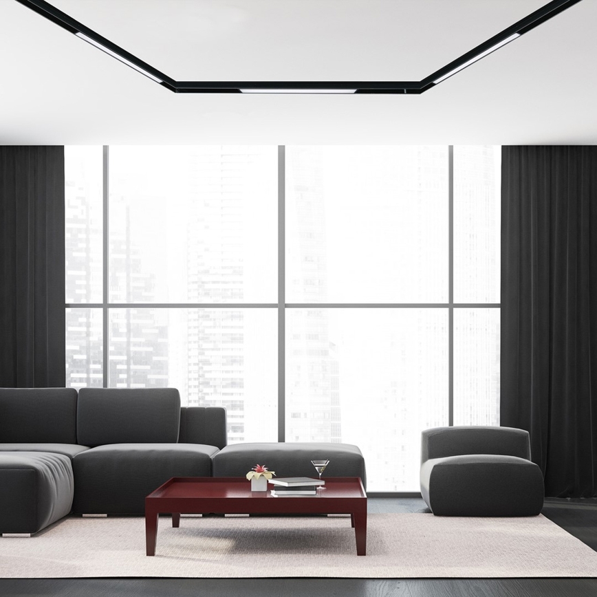 LED lámpatest mágneses sínrendszerhez MAGNETIC TRACK LED/12W/48V