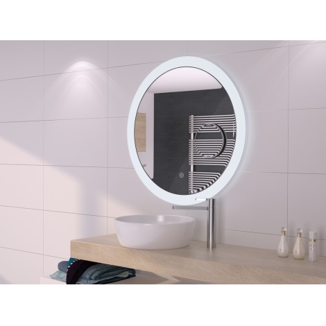 LED LED Szabályozható fürdőszobai tükör megvilágítással levehető tükör IP44