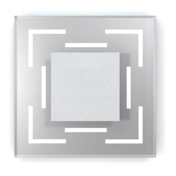 LED lépcső lámpa CRISTAL 02 6xLED/0,48W/12V rozsdamentes acél 6000K