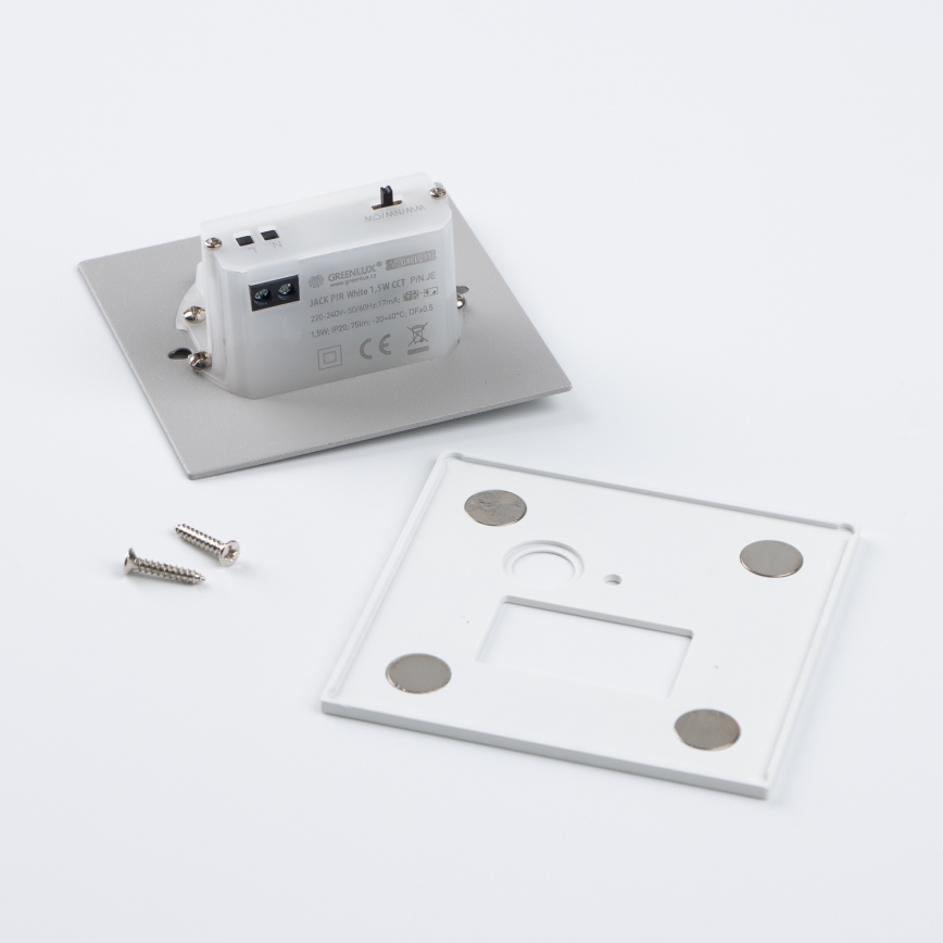 LED lépcsővilágító mozgás- és alkonyérzékelővel LED/1,5W/230V 3000/4000/6000K fehér