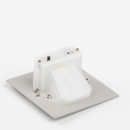 LED lépcsővilágító lámpa mozgás- és alkonyatérzékelővel LED/1,5W/230V 3000/4000/6500K fekete