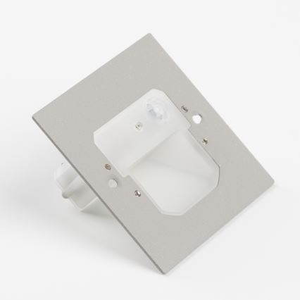 LED lépcsővilágító lámpa mozgás- és alkonyatérzékelővel LED/1,5W/230V 3000/4000/6500K fekete