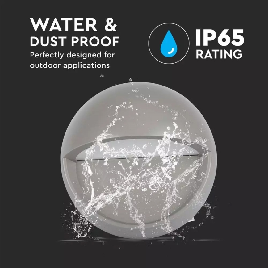 LED Lépcsőmegvilágító 1xLED/3W/230V 3000K