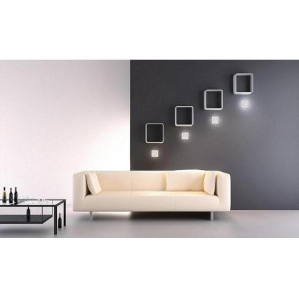 LED schodišťové svítidlo CRISTAL 02 6xLED/0,48W/12V nerez 6000K