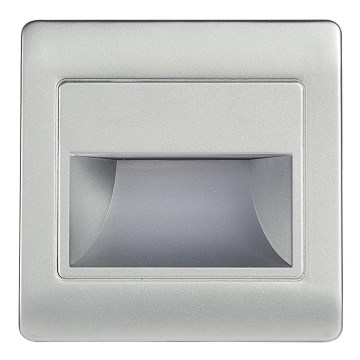 LED Lépcsőmegvilágító STEP LIGHT NET LED/1,5W/30V ezüst