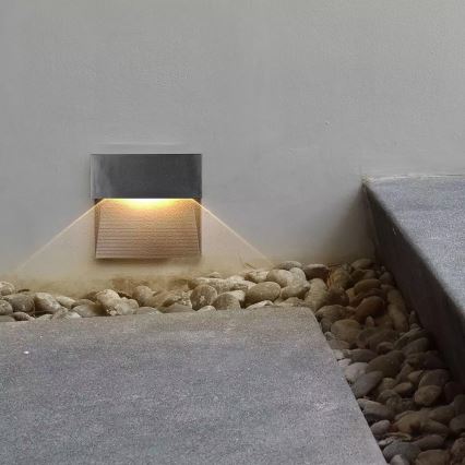LED lépcsővilágító lámpa LED/3W/230V 4000K IP65