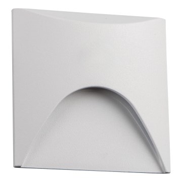 LED lépcsővilágító lámpatest EXIN LED/2,5W/230V 4000K IP65 fehér négyzetes