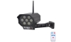 LED Makett biztonsági kamera érzékelővel és napelemmel LED/5W/5,5V IP65 + távirányítás