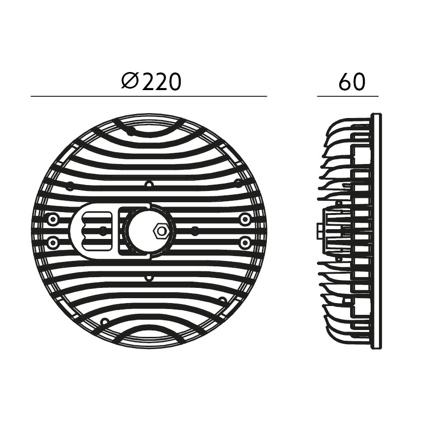LED Mennyezeti ipari lámpa RIO HIGHBAY LED/100W/230V 4000K IP65