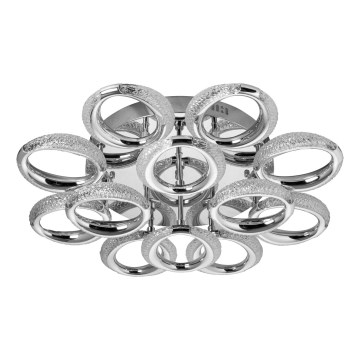 LED Mennyezeti lámpa 12xLED/14W/230V 3000-5000K átm. 60 cm fényezett króm