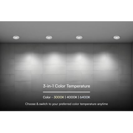 LED beépíthető lámpa LED/24W/230V 3000/4000/6400K ? 13,5 cm fehér
