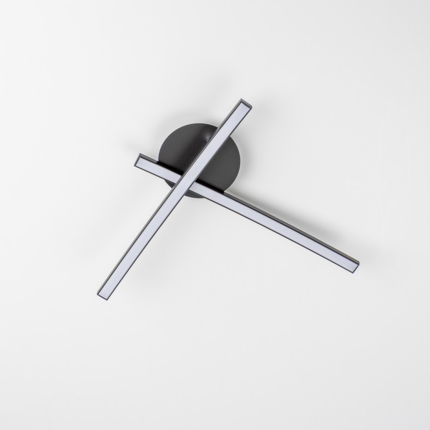 LED mennyezeti lámpa 2xLED/6W/230V fekete