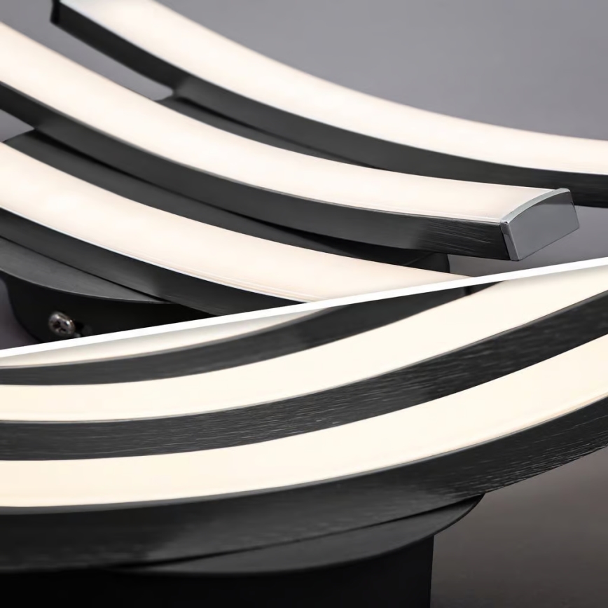 LED Mennyezeti lámpa 3xLED/6W/230V 2700K fekete