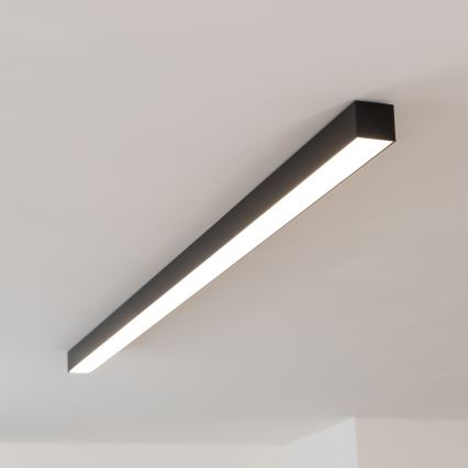 LED mennyezeti lámpa ALLDAY BASIC LED/20/30/40W/230V 2700/4000/6000K 120 cm fekete