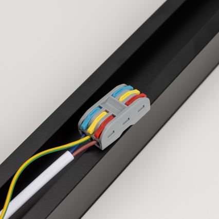 LED mennyezeti lámpa ALLDAY BASIC LED/20/30/40W/230V 2700/4000/6000K 120 cm fekete