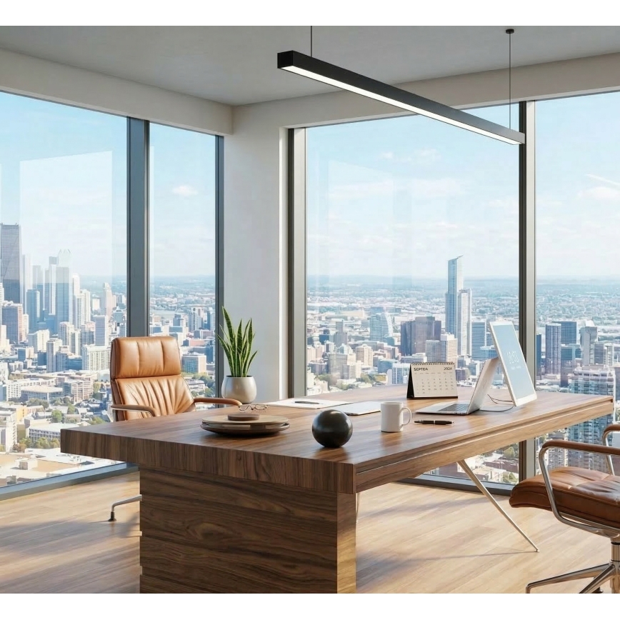 LED mennyezeti lámpa ALLDAY BASIC LED/40W/230V 2700/4000/6000K fekete