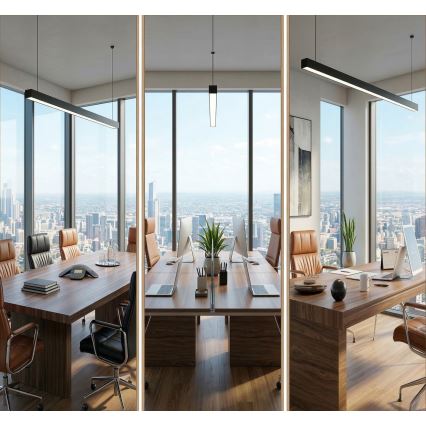 LED mennyezeti lámpa ALLDAY BASIC LED/40W/230V 2700/4000/6000K fekete