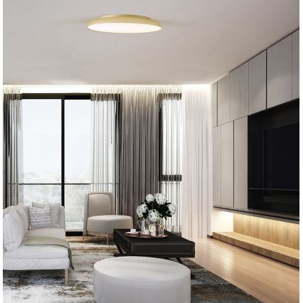 LED mennyezeti lámpa ART LED/40W/230V arany