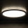 LED mennyezeti lámpa AZPO LED/11,8W/230V 3000/4000/6000K átm. 22,5 cm IP54 fekete