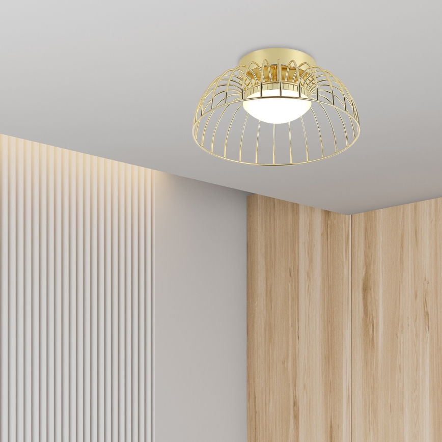 LED mennyezeti lámpa BETSY LED/12W/230V átm. 25 cm aranyszínű