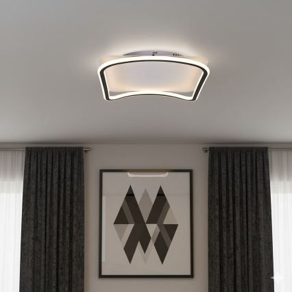 LED mennyezeti lámpa CALI LED/30W/230V 40x40 cm fekete