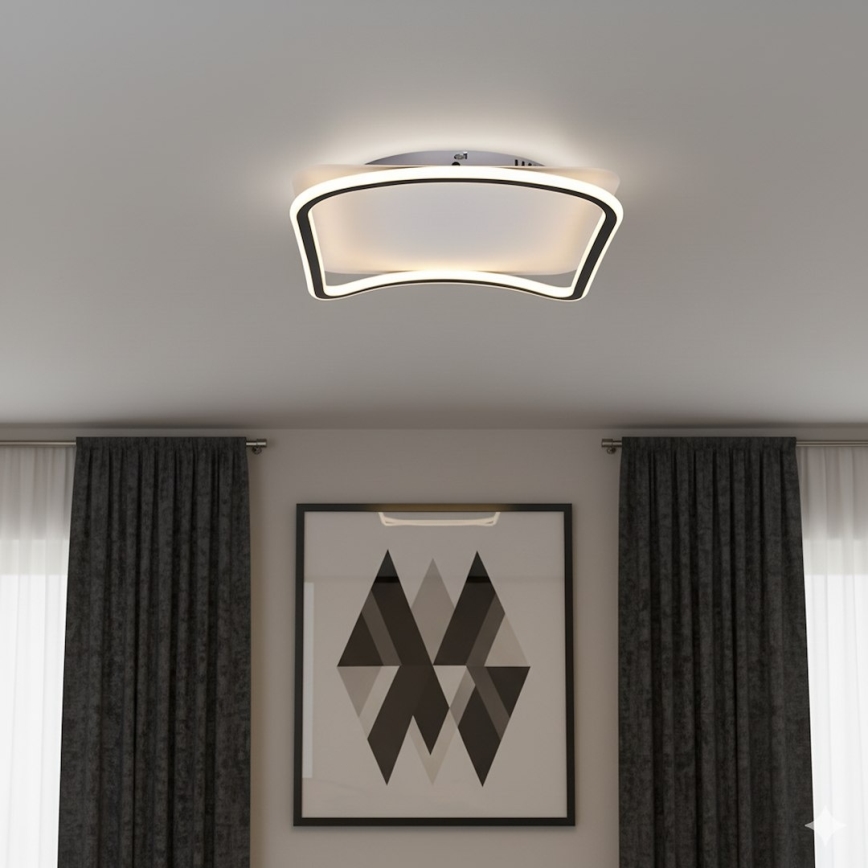 LED mennyezeti lámpa CALI LED/30W/230V 40x40 cm fekete