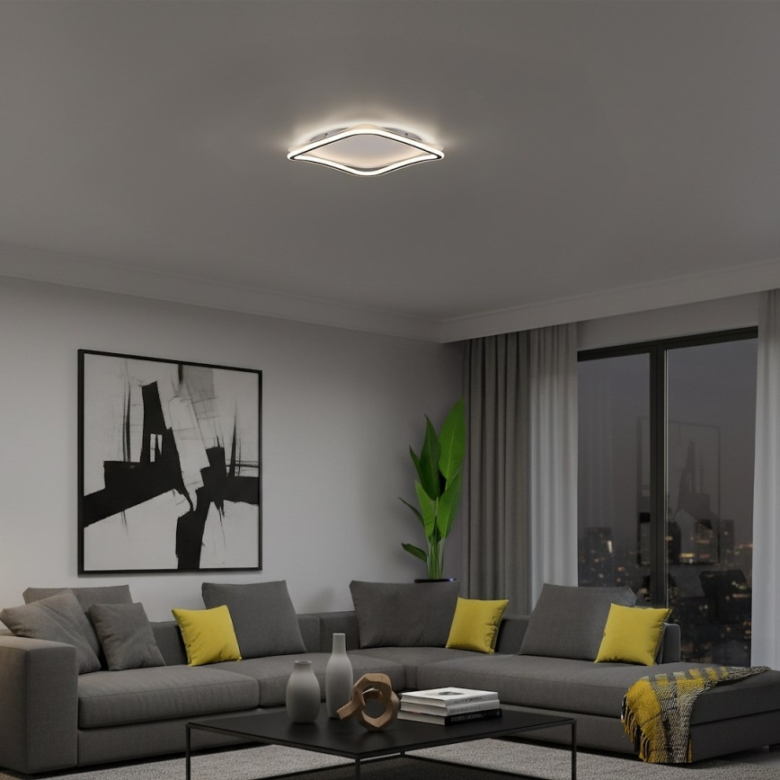LED mennyezeti lámpa CALI LED/30W/230V 40x40 cm fekete