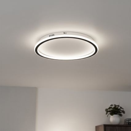 LED mennyezeti lámpa CALI LED/30W/230V átm. 40 cm fekete