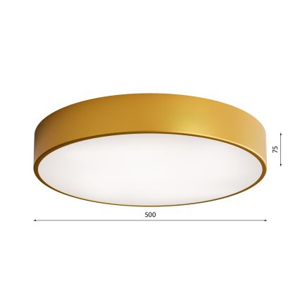 LED Mennyezeti lámpa CLEO LED/69W/230V 4000K átm. 50 cm arany