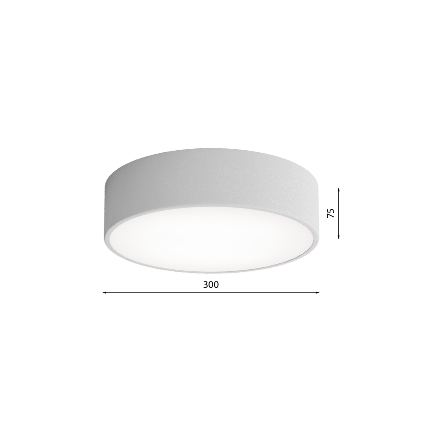 LED Mennyezeti lámpa CLEO LED/24W/230V 3000K átm. 30 cm szürke