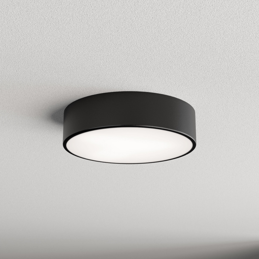 LED Mennyezeti lámpa CLEO LED/24W/230V 3000K átm. 30 cm fekete