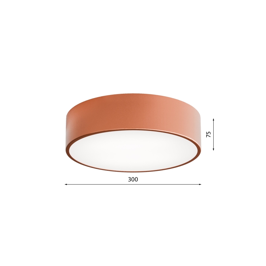 LED Mennyezeti lámpa CLEO LED/24W/230V 4000K átm. 30 cm rézszínű