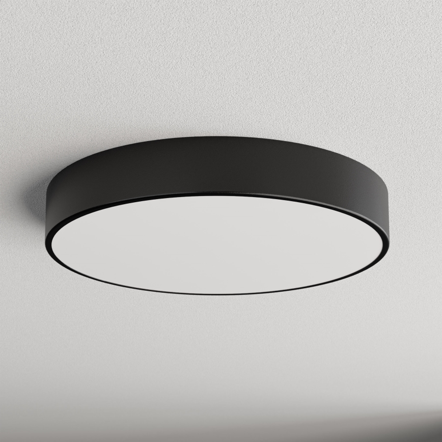 LED Mennyezeti lámpa CLEO LED/69W/230V 3000K átm. 50 cm fekete