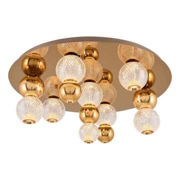 LED mennyezeti lámpa CREMONA LED/37W/230V 3000K aranyszínű