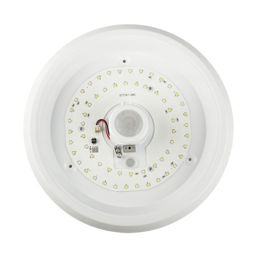 LED Mennyezeti lámpa érzékelővel SAMSUNG CHIP LED/12W/230V 3000/4000/6000K átm. 29 cm fehér