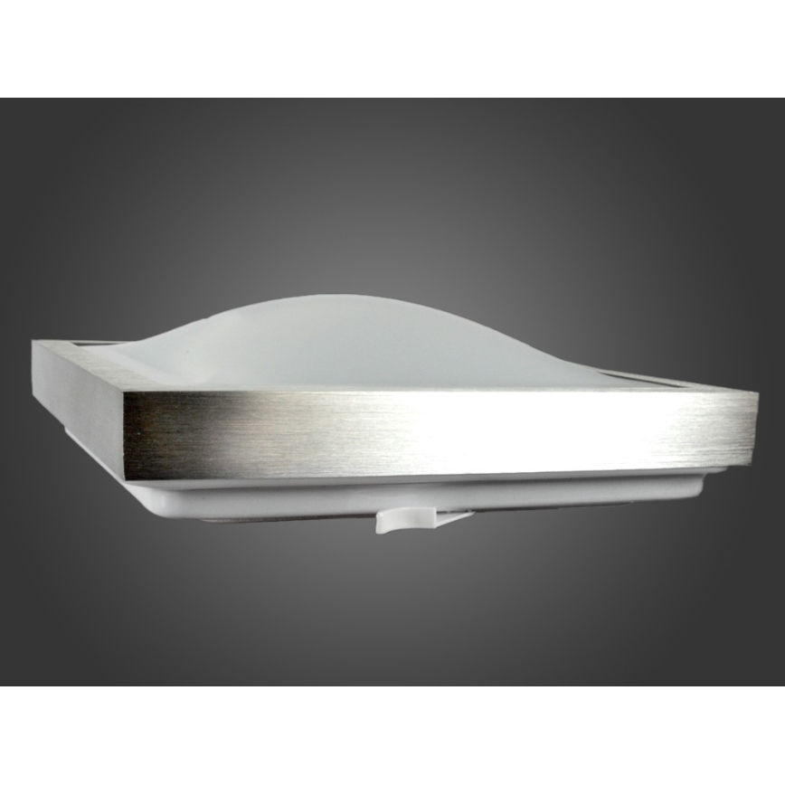 LED mennyezeti lámpa mozgás- és alkonyatérzékelővel VITALI LED/24W/230V 4000K 33x33 cm matt króm
