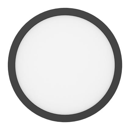 LED mennyezeti lámpa EVORA LED/24W/230V 3000/4000/6000K átm. 30 cm fekete