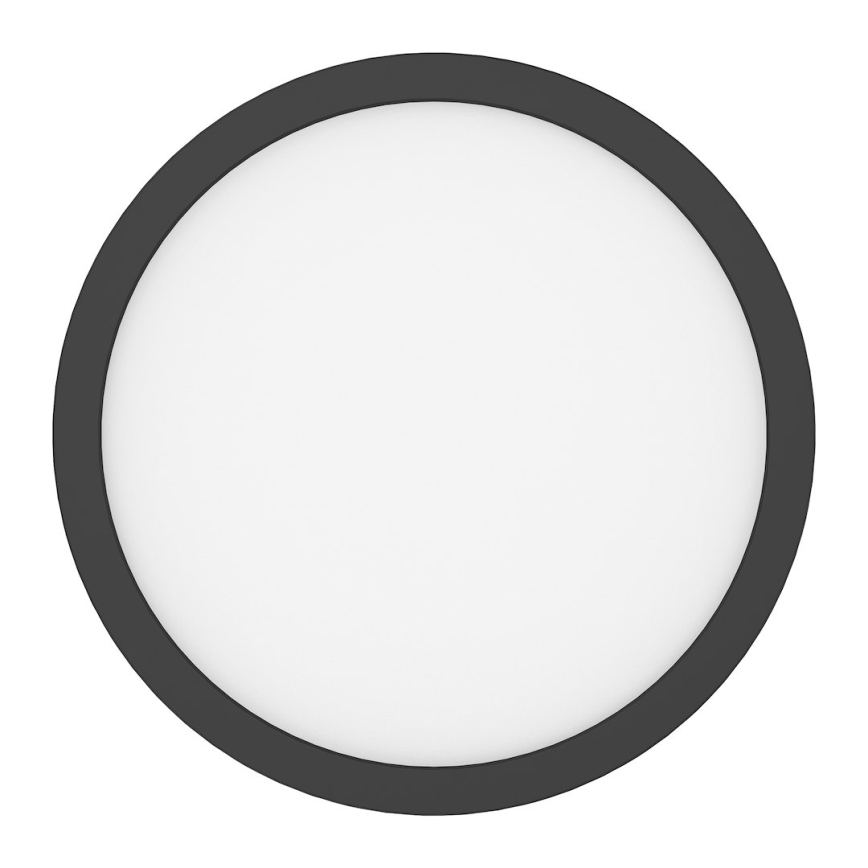 LED mennyezeti lámpa EVORA LED/24W/230V 3000/4000/6000K átm. 30 cm fekete