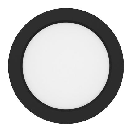 LED mennyezeti lámpa EVORA LED/6W/230V 3000/4000/6000K átm. 14 cm fekete