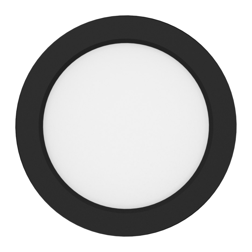 LED mennyezeti lámpa EVORA LED/6W/230V 3000/4000/6000K átm. 14 cm fekete