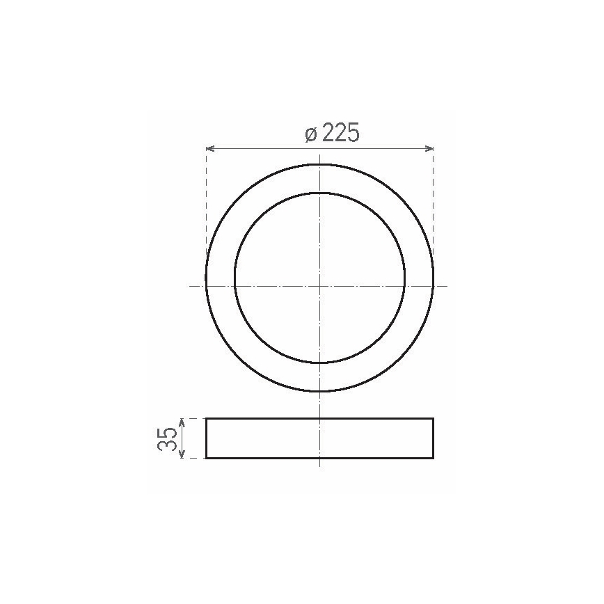 LED Mennyezeti lámpa FENIX LED/18W/230V 3800K