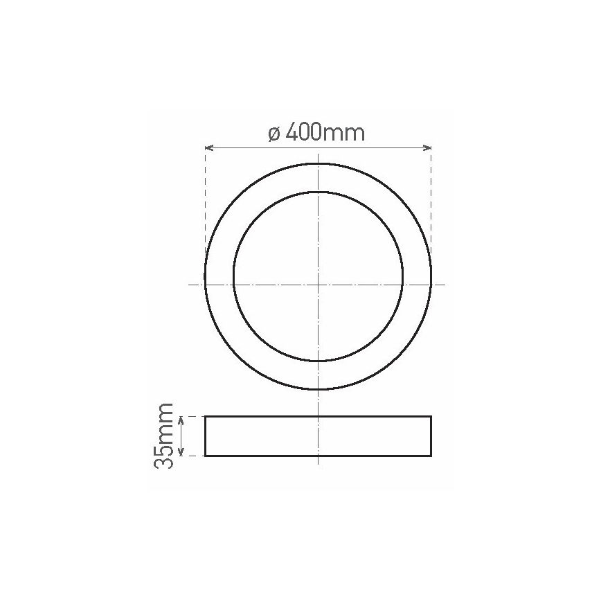 LED Mennyezeti lámpa FENIX LED/32W/230V 3800K