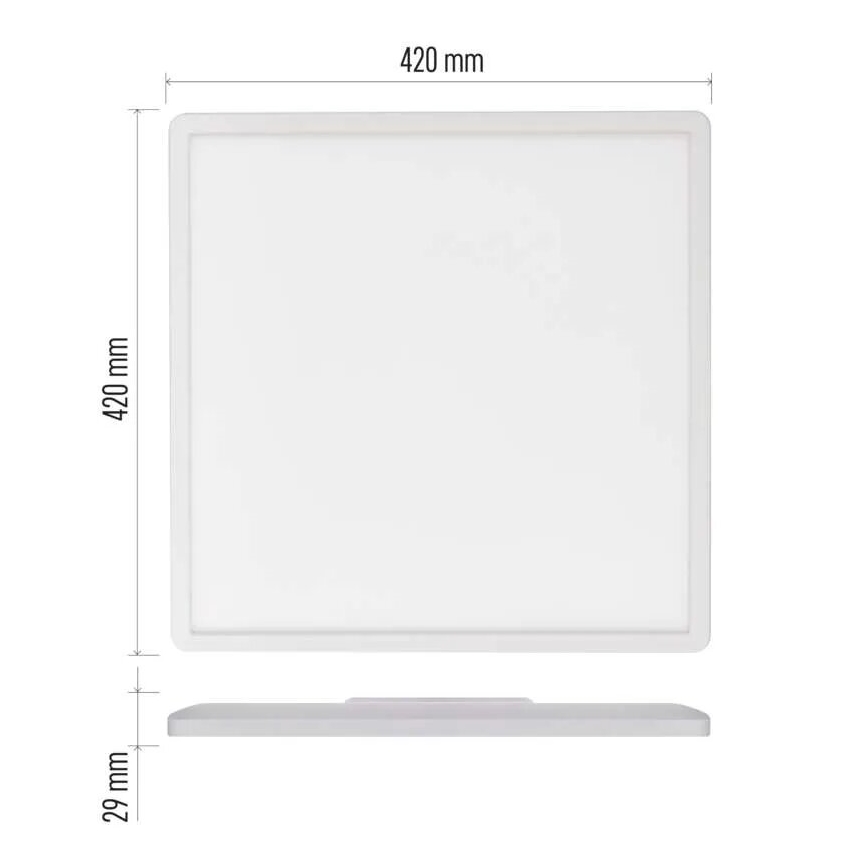 LED Mennyezeti lámpa FLORI LED/22W/230V 4000K fehér 42x42 cm