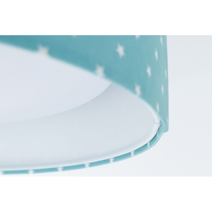 LED Gyerek mennyezeti lámpa GALAXY KIDS LED/24W/230V csillagok türkiz/fehér