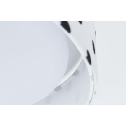 LED Gyerek mennyezeti lámpa GALAXY KIDS LED/24W/230V pöttyös fehér/fekete